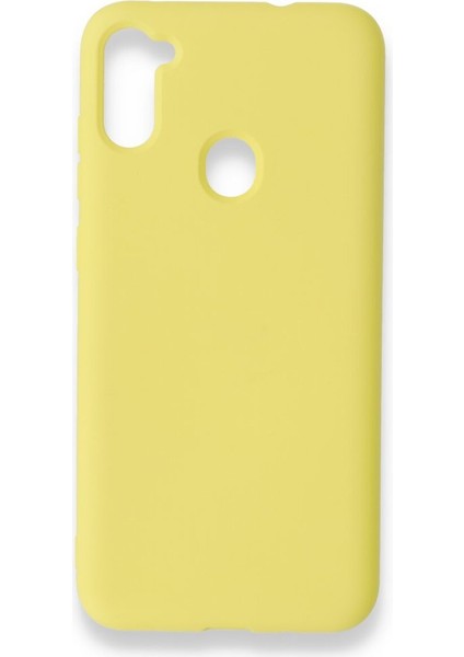 LISINYA192 Samsung Galaxy A11 Kılıf Nano Içi Kadife Silikon - Ürün Rengi : Gri