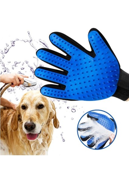 Evcil Hayvan Tüy Toplama Eldiveni Mavi (Lisinya)