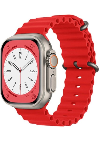 Apple Watch 45MM Ocean Kordon - Ürün Rengi : Açık Yeşil - Lisinya fiyatları