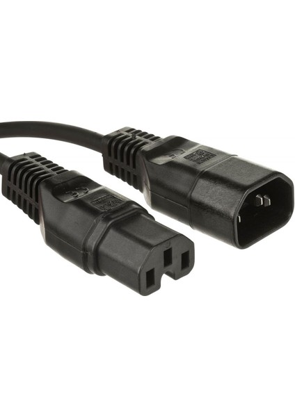 Beek C14-C15 Güç Kablosu, 1.80 Metre, H05VV-F 3*0.75MM2&LT;BR&GT; BEEK C14-C15 Power Cable 1.8m, H05VV-F 3*0.75MM2