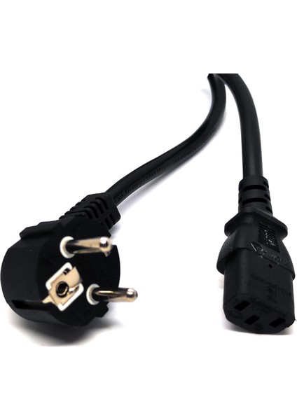 Beek Güç Kablosu, Schuko C13, H05VV-F 3* 1.5mm2, 1.8 Metre&lt;br&gt; beek SCHUKO-C13 Power Cable 1.8m, H05VV-F 3*1.5mm2