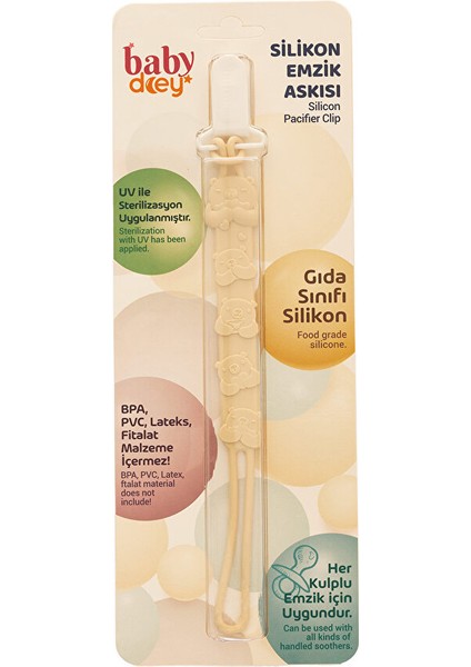 Silikon Emzik Askısı-Krem 1 Adet