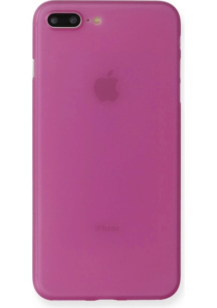 iPhone 8 Plus Kılıf Pp Ultra Ince Kapak - PEMBE-(5796)
