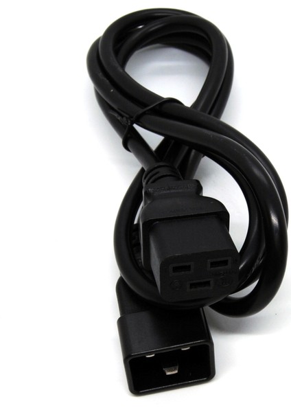 Beek Güç Kablosu Schuko C19 &lt;-&gt; C20, 1.8 Metre, H05VV-F 3*1 5mm Kare