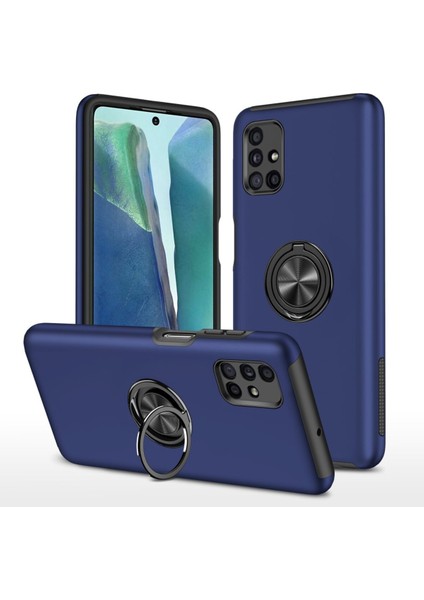 Samsung Galaxy M51 Kılıf Elit Yüzüklü Kapak - Ürün Rengi : Siyah - Lisinya fiyatları