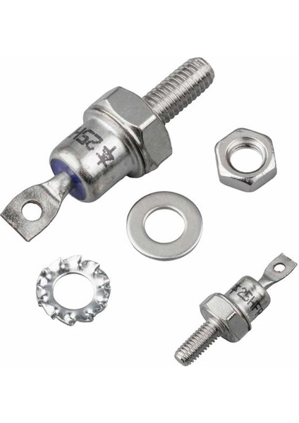 Spiral Diyot 25HFR120 25A 1200V Metal Vidalı Diyot - Anot