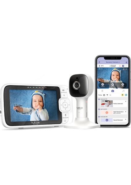 Nursery Pal Cloud Wifi-Connect 5 Dijital Ekranlı Bebek Kamerası 1 Adet