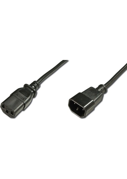 Beek Güç Kablosu Schuko C13 &lt;-&gt; C14, 1.8 Metre, H05VV-F 3*1 5mm Kare&lt;br&gt; beek C13-C14 Power Cable 1.8m, H05VV-F 3*1.5mm2