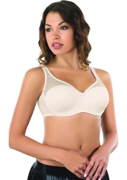 Açık Ten Mı Emay 167E Pedli Tül Toparlayıcı Sütyen