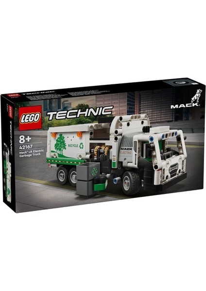 42167 Lego® Technic Mack® Lr Electric Çöp Kamyonu 503 Parça +8 Yaş modelleri