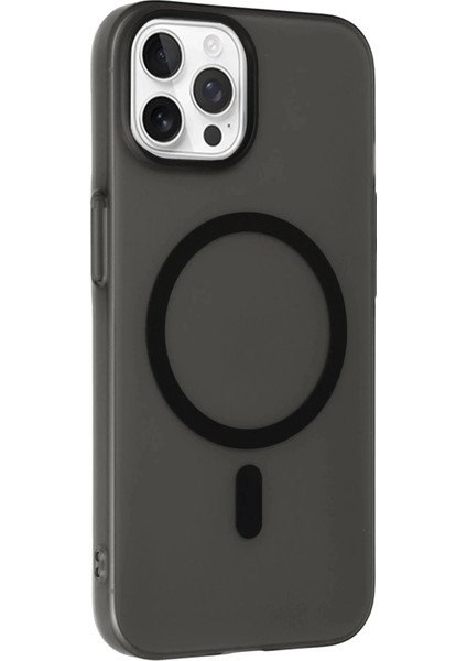 iPhone 15 Pro Tuna Pc Slim Magsafe Kapak - SIYAH-(5796)