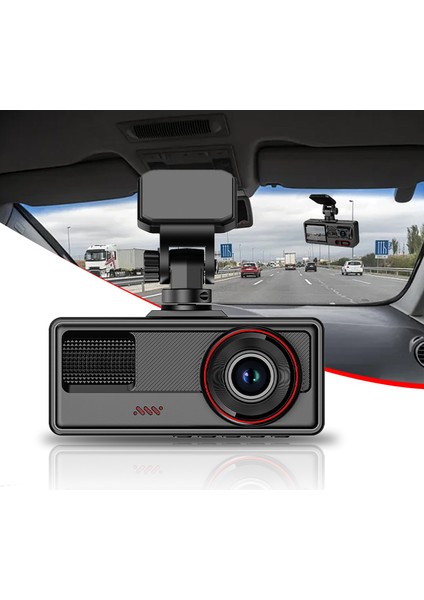3 Kameralı /1080P Ultra Kaliteli/ Wifi Özellikli/g-Sensör/gece Görüş/araç Içi Araç Kamera Dash Cam fırsatları
