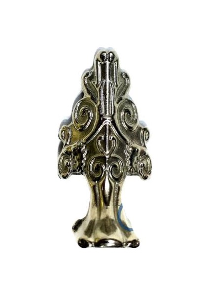 Lükens Sandık Ayağı, Kutu Ayak 4 cm - Nikel, 50 Adet