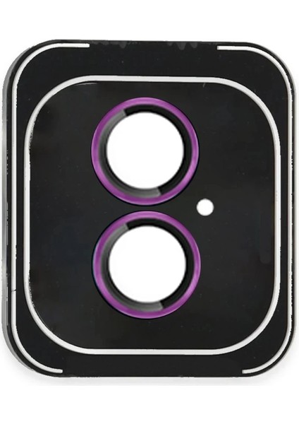 iPhone 16 Pvd Metal Kamera Lens - PEMBE-(5796)