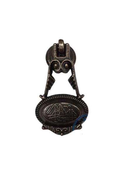 Dekoratif Zamak Sarkaç Küçük Kulp - 30X63MM, Eskitme, 75 Adet