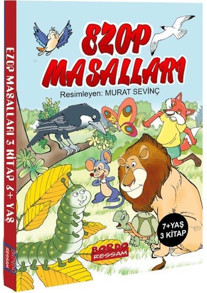 Ezop Masalları (3 Kitap Set)