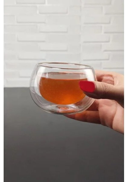 Çift Cidarlı Cam Reçellik 6 Adet