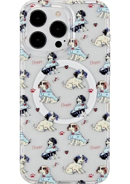 iPhone 14 Pro Max Tanya Magsafe Kapak - Desen 3-(5796)