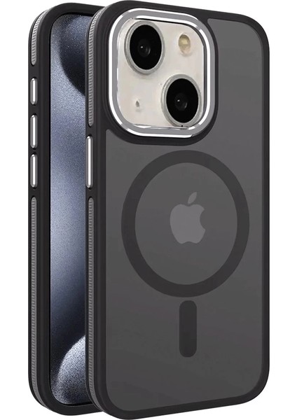 iPhone 14 Winner Magsafe Kapak - SIYAH-(5796)