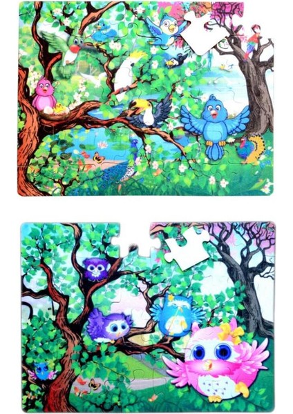 LISINYA247 Baykuş 5+ Keçe Yapboz - 5 Yaş Puzzle