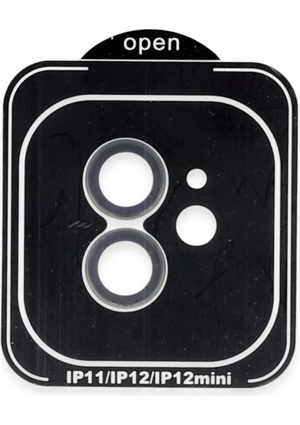 iPhone 11 Pvd Metal Kamera Lens - YEŞIL-(5796)