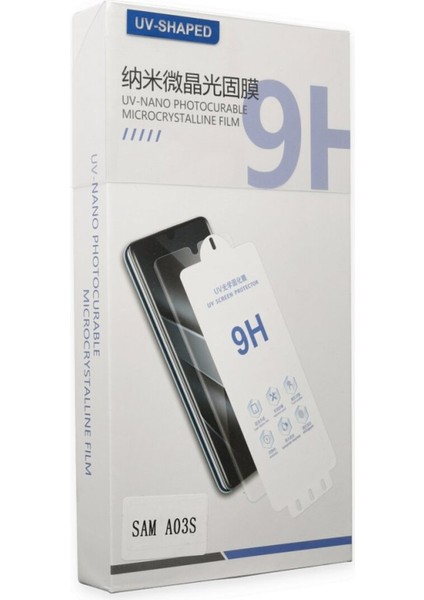 Samsung Galaxy M22 Uv Polymer Nano Ekran Koruyucu - Ürün Rengi : Şeffaf - Lisinya fiyatları