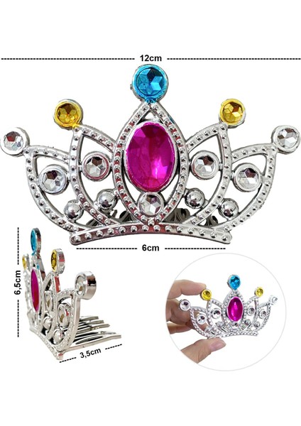 Gümüş Taraklı Prenses Tacı 2 No fiyatları