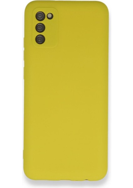 LISINYA192 Samsung Galaxy A02S Kılıf Nano Içi Kadife Silikon - Ürün Rengi : Lacivert