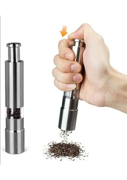 Paslanmaz Çelik Otomatik Basmalı Baharat Öğütücü modelleri