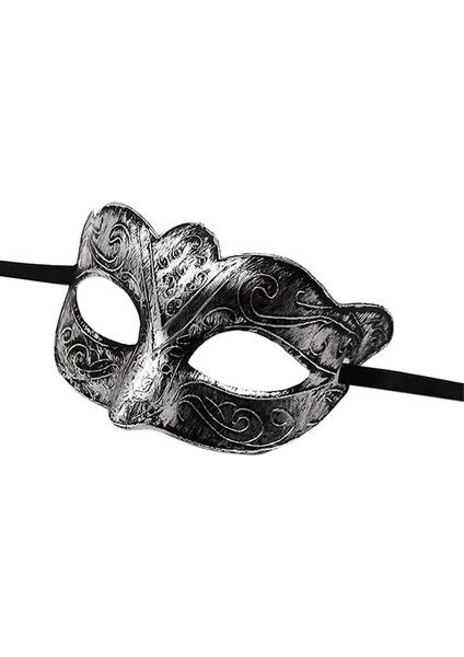 Maskeli Balo Antik Gri Gümüş Eskitilmiş Maske Balo Venedik fiyatları