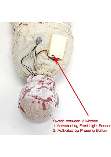 Halloween Sensörlü Işıklı Hareketli Mumya fiyatları