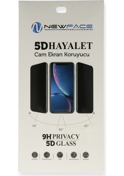 Huawei Y6P 5d Hayalet Cam Ekran Koruyucu - Ürün Rengi : Siyah - Lisinya