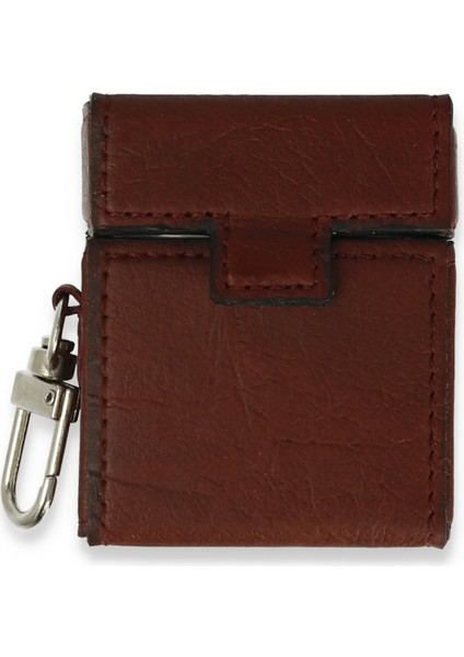 CLZ192 Airpods 2 (2.nesil) Uyumlu Deri Kılıf - Ürün Rengi : Siyah fiyatları