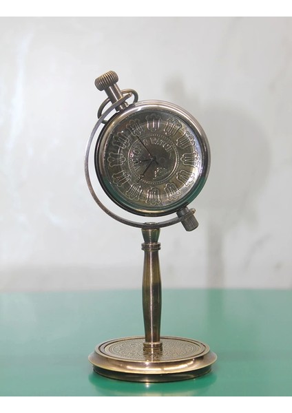 Pirinç Masa Üstü Saat 16186