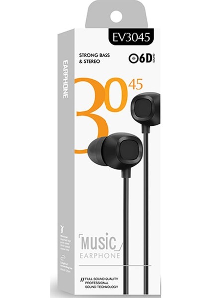 EV-3045 Kablolu Kulaklık - Ürün Rengi : Mavi - Lisinya