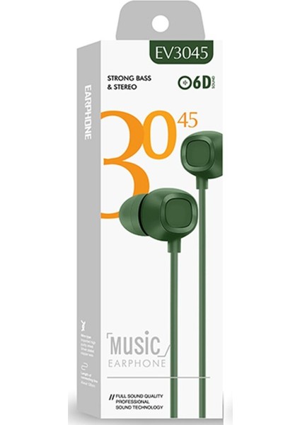 EV-3045 Kablolu Kulaklık - Ürün Rengi : Mavi - Lisinya modelleri