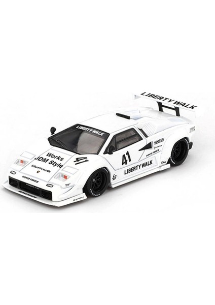 Bfs Mini Gt 1/64 Lamborghini Countach Lb-Works White 2024 Tokyo Auto Salon - Blister Paket