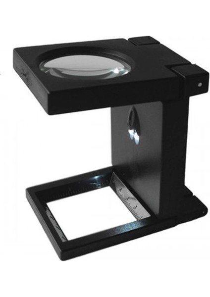 Katlanır Plastık LED Işıklı Test Cıhazı Büyüteç 2.5X90MM fırsatları