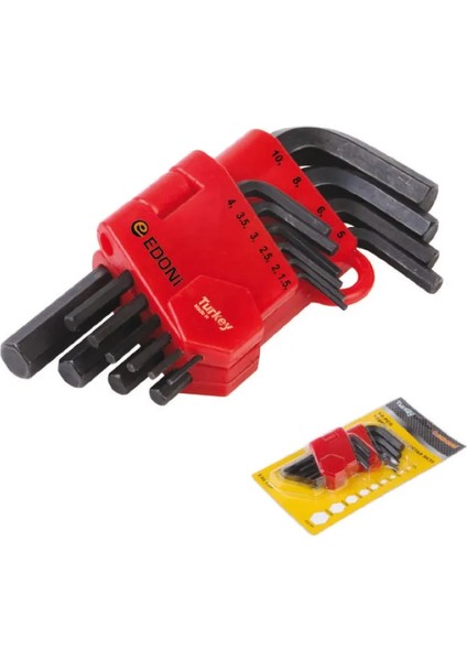 120 mm 10 Parça Siyah 6 Köşe Alyan Seti fiyatları