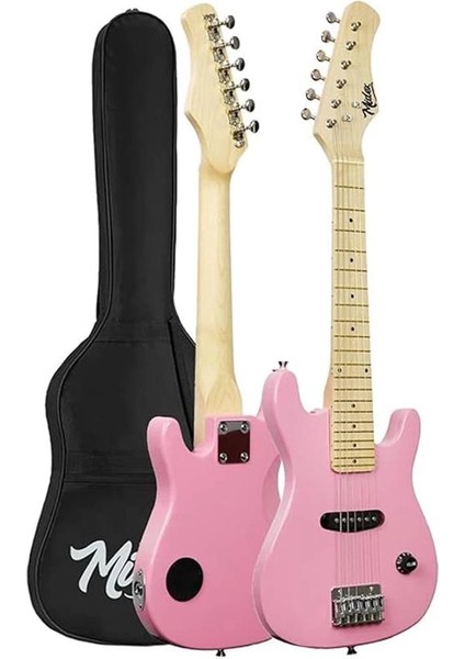 CEG-30PK 4-6 Yaş Çocuklar Için Amfili Full 1/4 30 Inç Elektro Gitar Seti Pembe fiyatları