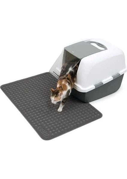 Catit Kedi Tuvaleti Için Serpme Matı, 60 x 90 Cm, Gri fırsatları