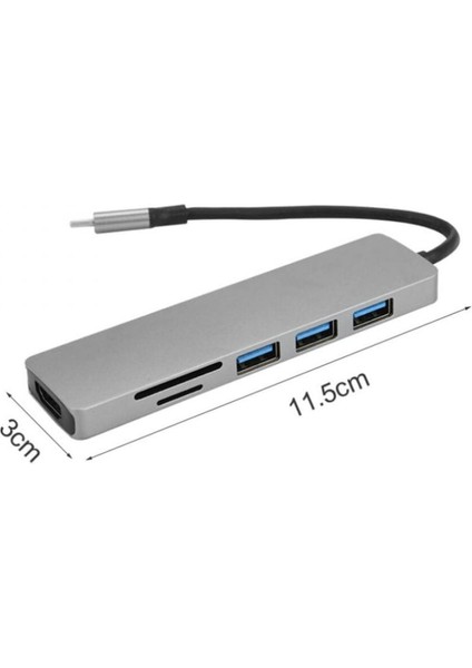 Airsky HC74C 6 In 1 Hdmı Çevirici