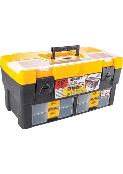 ASR-2055 20 Inç Takım Çantası - Plastik Kilitli