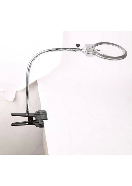 2.5X90 mm 5X24 mm Büyüteç, Mandallı Metal Hortumlu Masa Üstü Büyüteç fırsatları