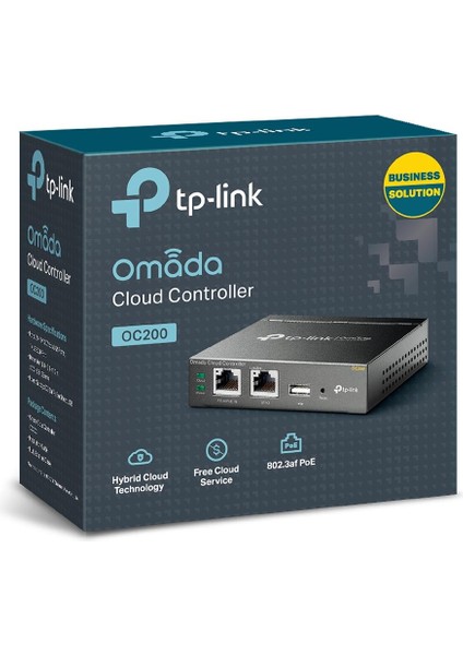 Tp-Lınk Omada OC200 2X10/100 1xusb 2.0 Hardware Controller fiyatları