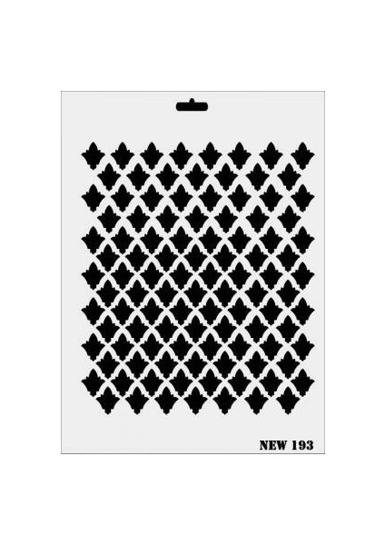 Rich New Seri N-193 Stencil 35X25 cm
