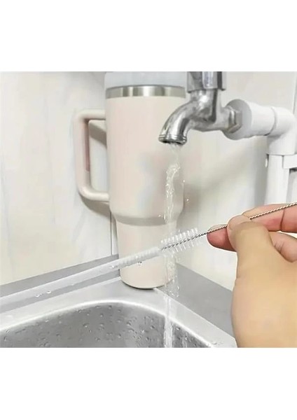 ® 6 Adet Pipet Temizleme Fırçası Suluk Akvaryum Biberon Temizlik Fırça Seti Cam Metal Çelik Bambu indirimleri