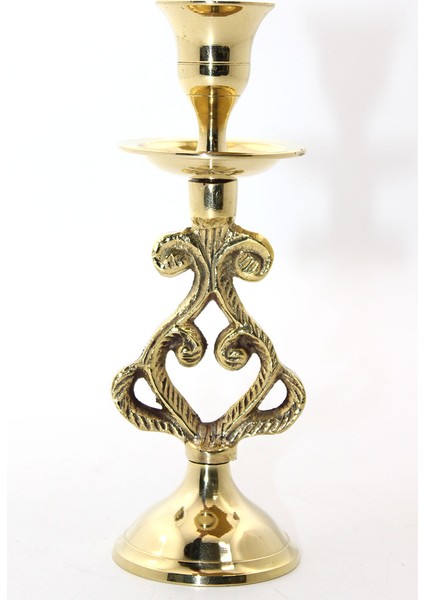 Tekli Pirinç Şamdan Model 5