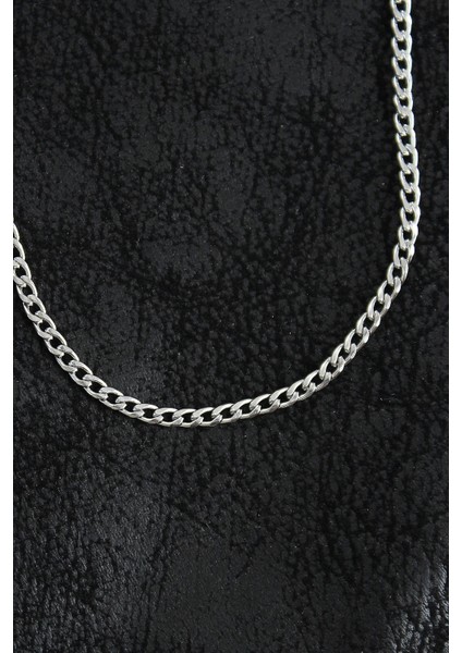 Bfs 316L Çelik Ince Klasik Zincir Model Gümüş Renk Erkek Kolye fiyatları