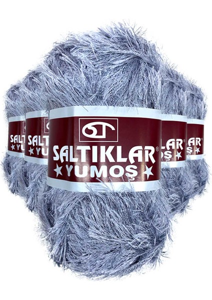 5 Adet Yumoş Sakallı El Örgü İpi Yünü 06